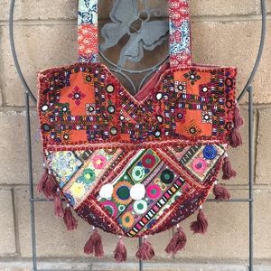 Bohemian Rajastani Hobo Bag